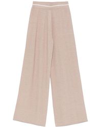 Liu Jo - Lurex-Embellished Trousers - Lyst