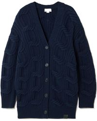 Stella McCartney - Cable-Knit Wool Cardigan - Lyst