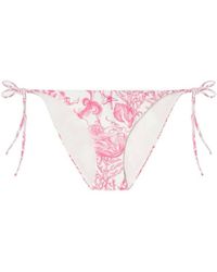 Versace - Side-Ties Bikini Bottom - Lyst