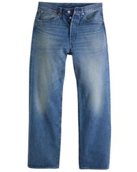 Levi's - 501 Logo Patch Loose-Fit Jeans - Lyst