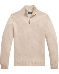 Polo Ralph Lauren - Zipped Long-Sleeved Sweater - Lyst