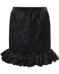 Chloé - Ruffled Mini Skirt - Lyst