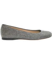 Loewe - Embellished Slip-On Ballerina Flats - Lyst