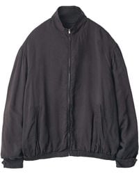 Ssstein - Vintage Effect Bomber Jacket - Lyst