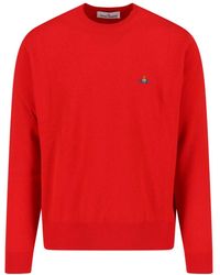 Vivienne Westwood - Long Sleeve Crewneck Jumper - Lyst