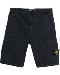 Stone Island - Belt Loop Shorts - Lyst