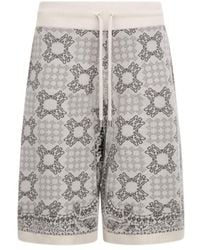 Amiri - Ma Quad Check Shorts - Lyst