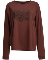 Maison Margiela - Logo Embroidered T-Shirt - Lyst