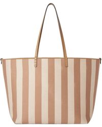 Fendi - Roll Striped Large Tote Bag - Lyst