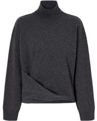 Rohe - Asymmetric Wool And Cashmere-Blend Turtleneck Sweater - Lyst