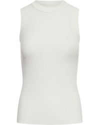 Sportmax - Toledo Crewneck Sleeveless Knitted Top - Lyst