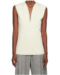 Lanvin - Sleeveless Tops - Lyst