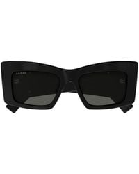 Gucci - Eyewear Butterfly Frame Sunglasses - Lyst