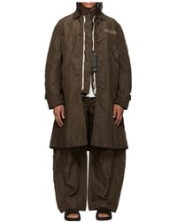 Sacai - Collared Thermal Coat - Lyst