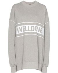 we11done - Logo Print Sweatshirt - Lyst
