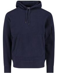 C.P. Company - Logo Hooded Sweatshirt - Lyst