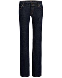 KHAITE - Conforti Straight-Leg Jeans - Lyst
