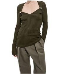 Bottega Veneta - Cashmere And Silk Rib Sweater - Lyst