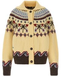 Alanui - Sweet Winter Jacquard Cardigan - Lyst