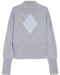 Max Mara - Studio High Neck Long-Sleeved Jumper - Lyst