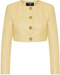 Balmain - Button Front Jacket - Lyst
