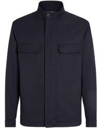 ZEGNA - Long-Sleeved Field Jacket - Lyst