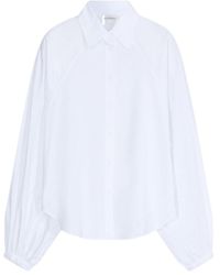 Closed - Raglan Pleated-Cuff Blouse - Lyst