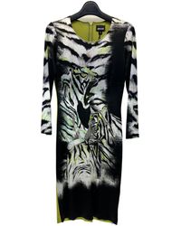 Just Cavalli - Printed Long-Sleeved Dress - Lyst