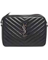 Saint Laurent - Lou Logo Plaque Camera Bag - Lyst