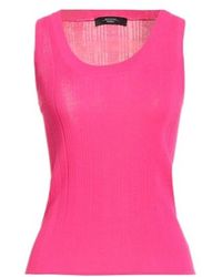 Weekend by Maxmara - Solidcolor Knit Sleeveless Top - Lyst