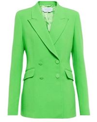 Gabriela Hearst - Double-Breasted Virgin Wool Suit Jacket - Lyst