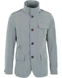 Moorer - Porto Os Hooded Field Jacket - Lyst