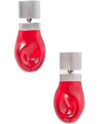 KHAITE - Keefe-Tone Plated Resin Earrings - Lyst