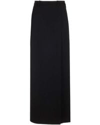 Balenciaga - Side Slit Tailored Maxi Skirt - Lyst