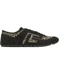 Balmain - Racer 45 Monogram Sneakers - Lyst