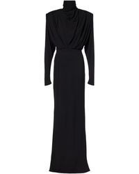 Mugler - Draped Knit Dress - Lyst