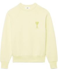Ami Paris - Ami De Coeur Crew-Neck Sweatshirt - Lyst