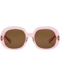 Loewe - Mini Anagram Steps Square Sunglasses - Lyst