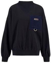Barbour - Long-Sleeved Crew Neck Sweatshirt - Lyst