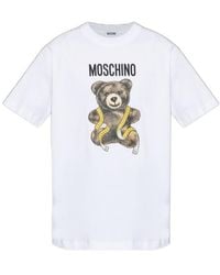 Moschino - Teddy Print T-Shirt - Lyst