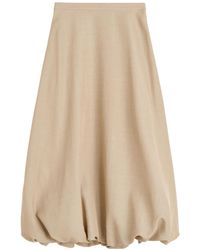 By Malene Birger - Aubrey Balloon-Hem Maxi Skirt - Lyst