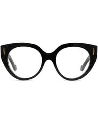 Loewe - Cat Eye Frame Glasses - Lyst