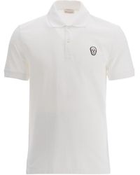 McQueen - Skull Patch Polo Shirt - Lyst
