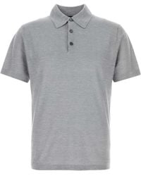Brioni - Mixed Stitch Short-Sleeve Polo Shirt - Lyst