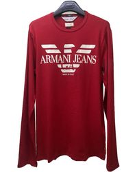 Armani Jeans - Logo Round Neck T-Shirt - Lyst