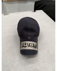 Balenciaga - Masking Tape Distressed Baseball Cap - Lyst