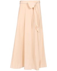 Forte Forte - Taffeta Wrap Midi Skirt - Lyst