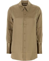 Co. - Tapered Satin Shirt - Lyst