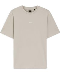 BOSS - Logo-Print T-Shirt - Lyst