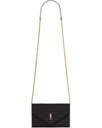 Saint Laurent - Paris Chain Wallet - Lyst